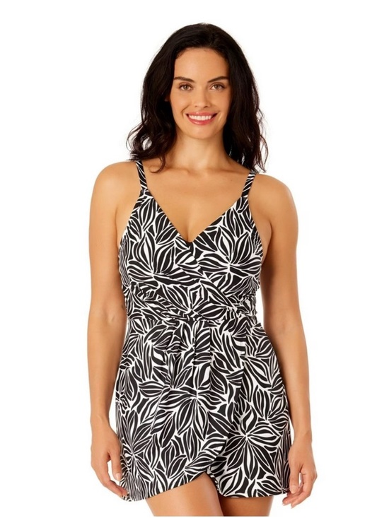 Lands' End Other - Lands' End Women's Tulip Wrap Swim Dress with Tummy Control XXL